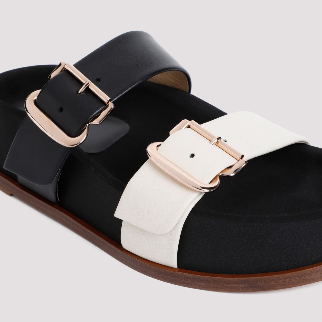 Gabriela Hearst Wren Black Lamb Leather Ballerinas