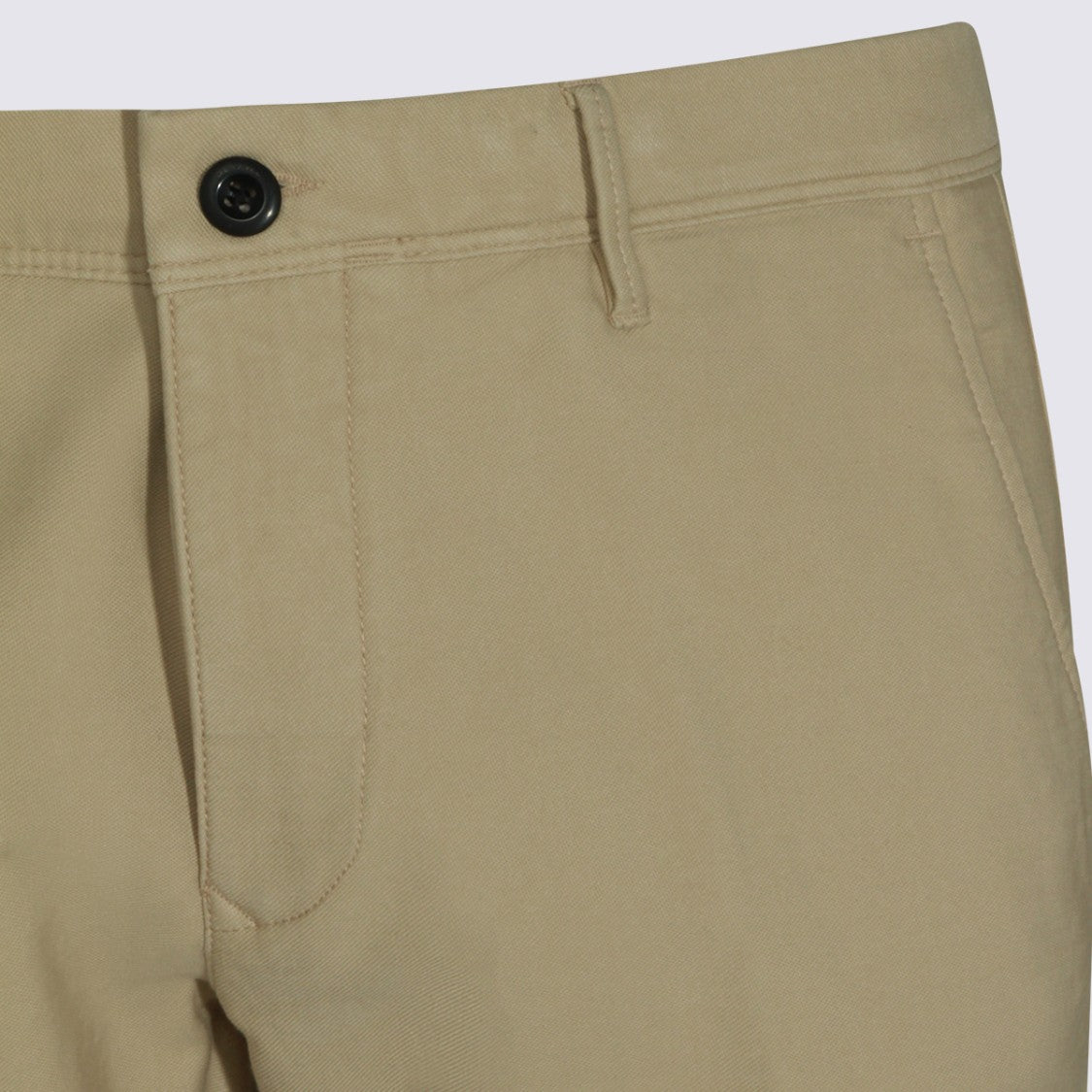 Incotex Slim Fit Tailored Trousers With Cuffed Hem And Clean Front