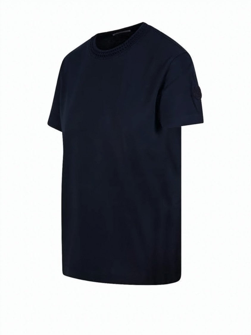 Moncler Short-Sleeved T-Shirt With Bold Stripe Detail
