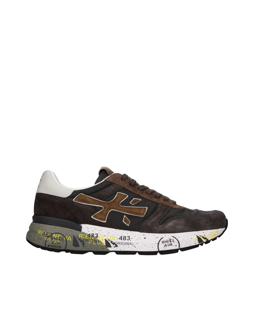 Premiata Brown Mick Leather Sneakers