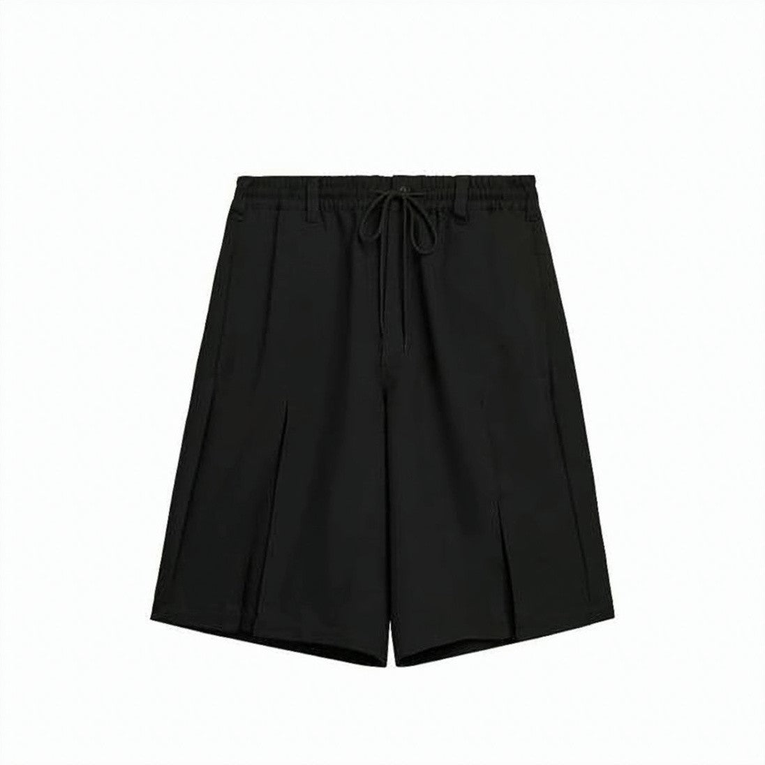 Y-3 Mid-Thigh Shorts With Drawstring Waistband