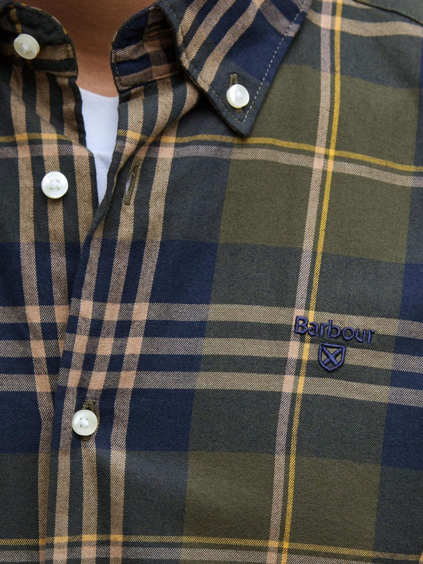 Barbour Edgar Tailored Plaid Long-Sleeve Shirt