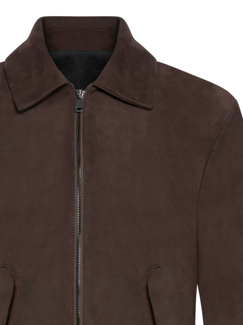 Franzese Collection Suede Lambskin Bugatti Jacket