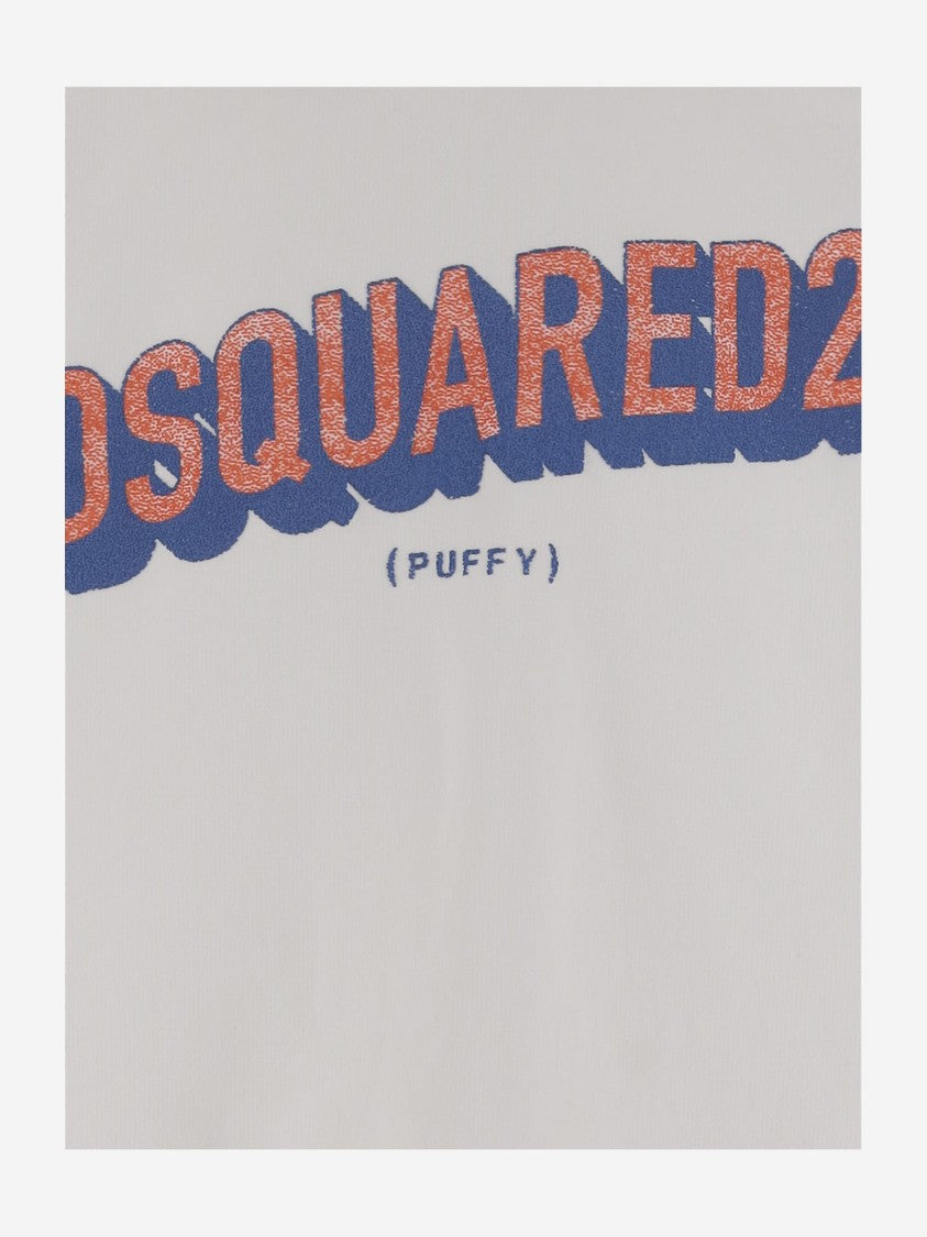 Dsquared2 Cotton Crew Neck Sweatshirt With Bold Front Logo