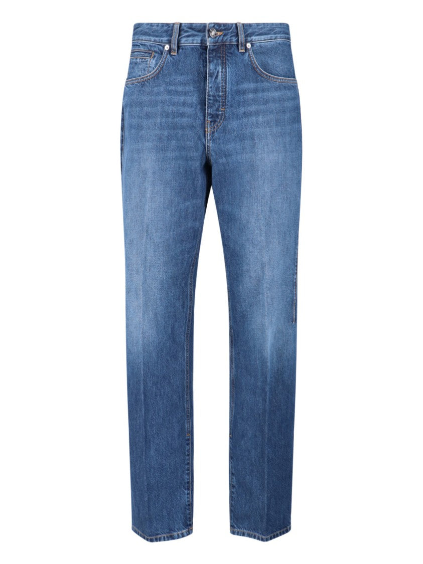 Givenchy Straight Logo Jeans – Blue