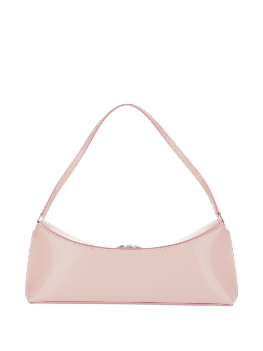 Jacquemus Elongated Pink Leather Handbag