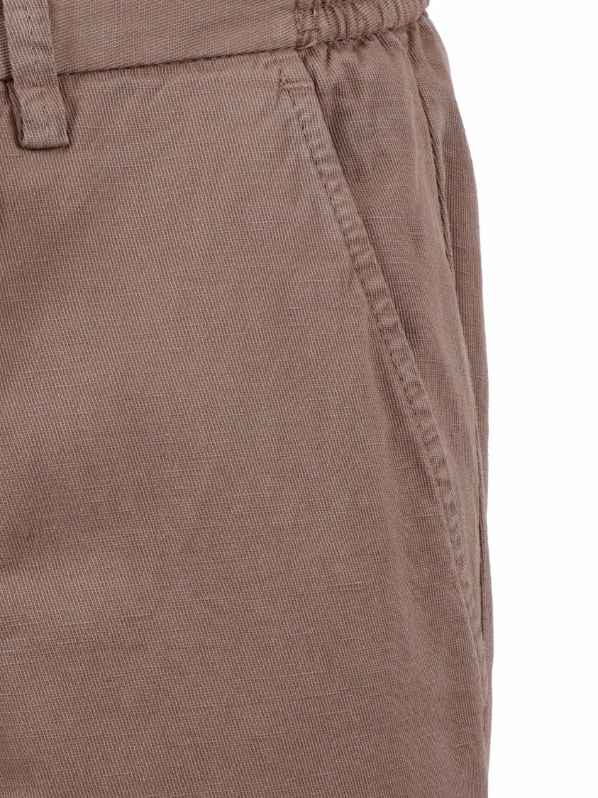 Briglia Brown Relaxed Fit Drawstring Shorts