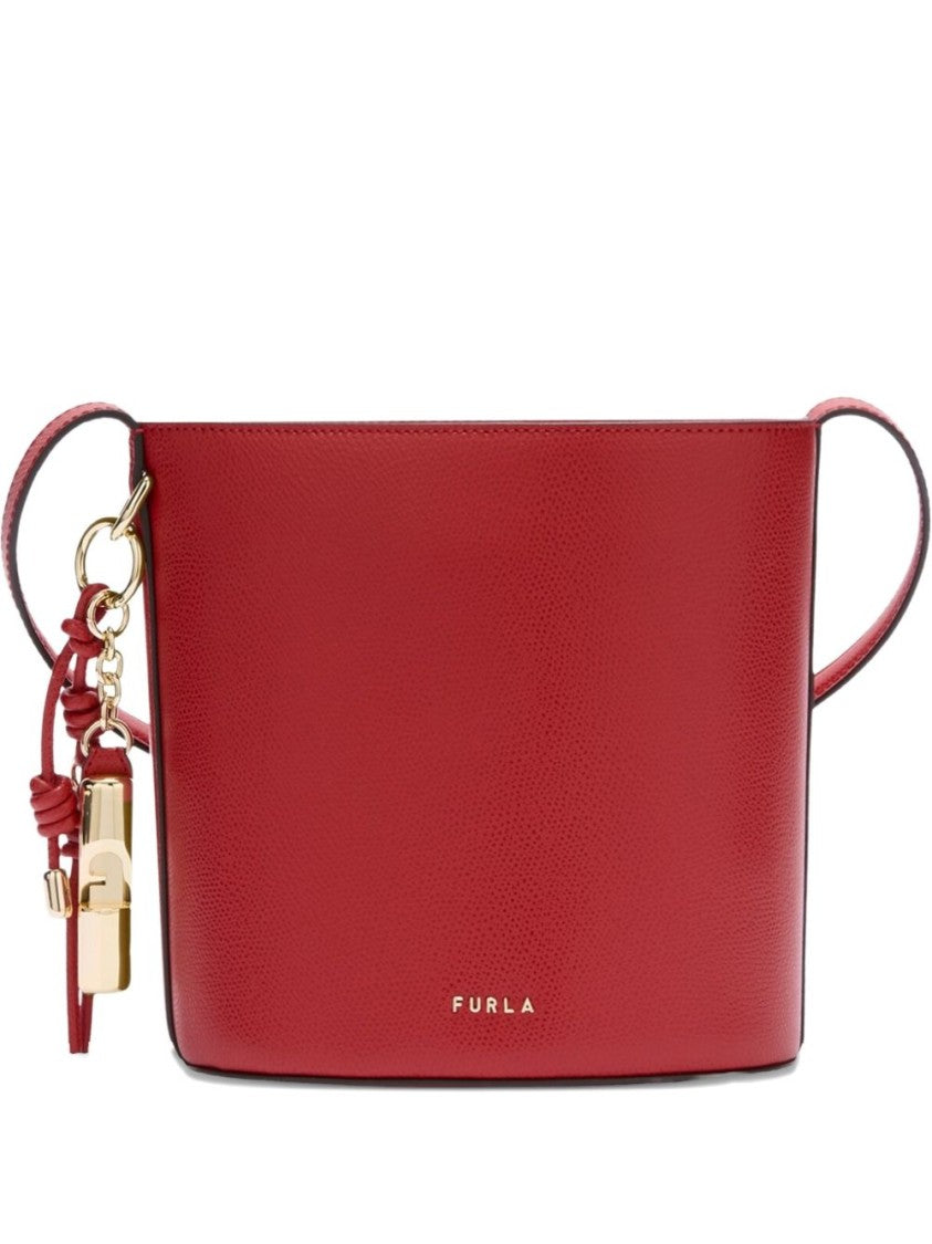 Furla Structured Crossbody Bag With Adjustable Strap