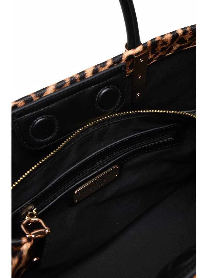 Ermanno Firenze Leopard Polyurethane Virginia Handbag