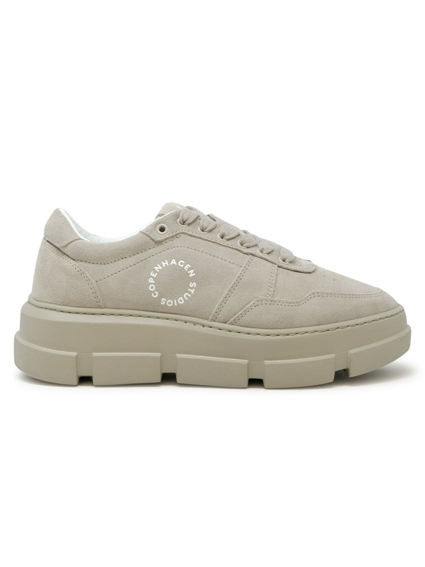 Copenhagen F5cph435 Light Stone Suede Sneakers
