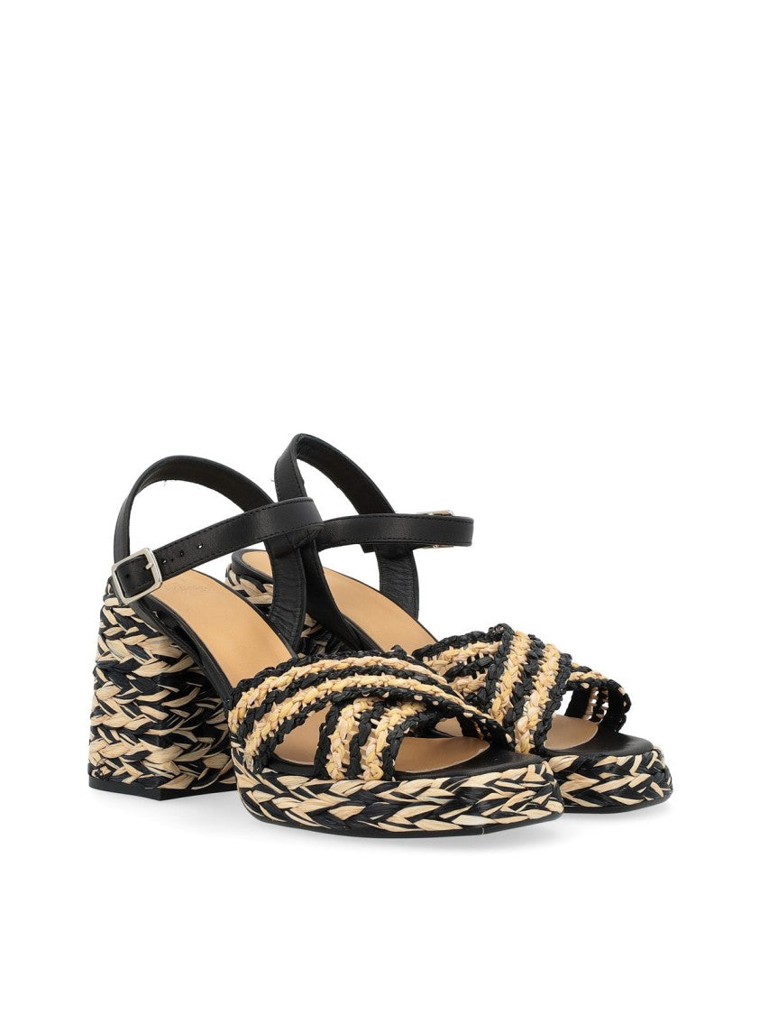 Castaner Valeria Rafia Woven Sandals