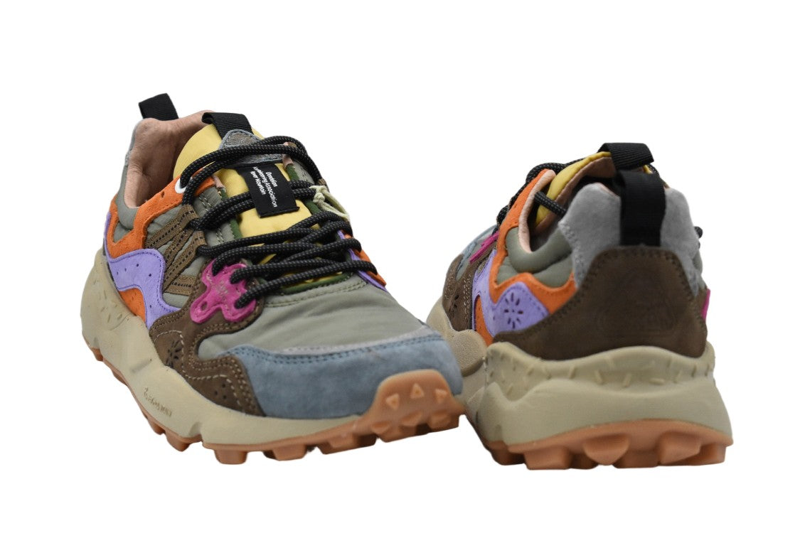 Flower Mountain Khaki-Multi Low Shoes