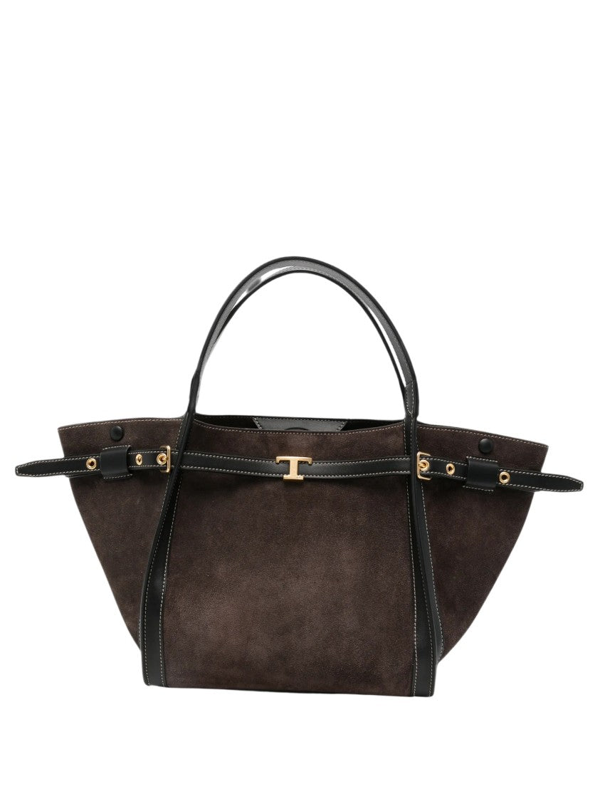 Tod's Tim Shopping Piccola Suede Handbag