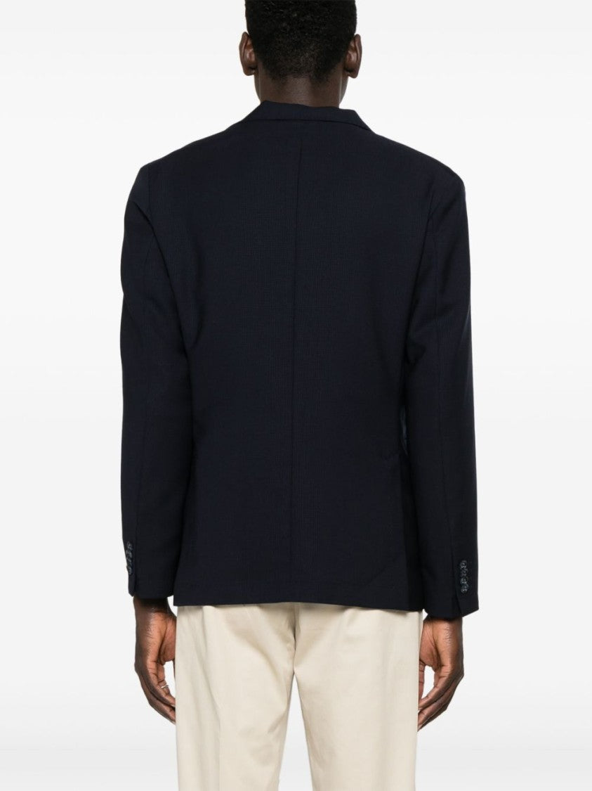 Manuel Ritz Tailored Navy Blue Jacket