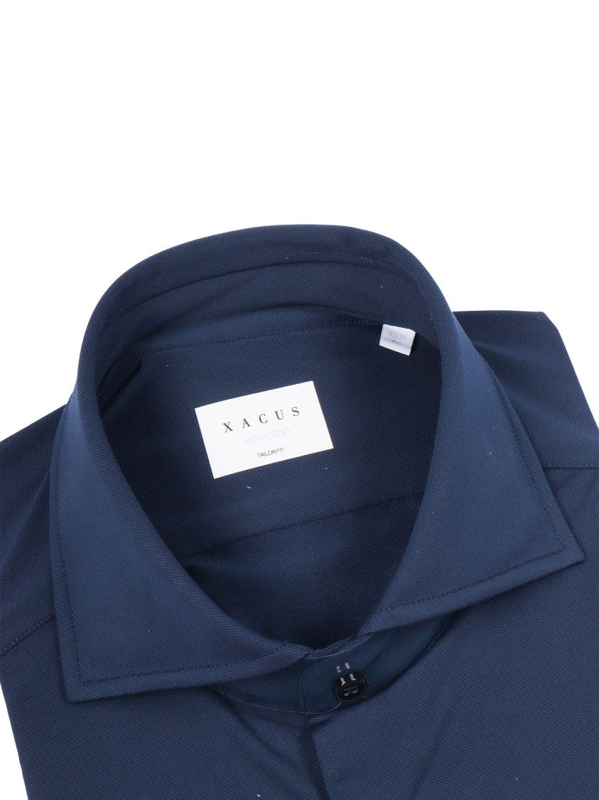 Xacus Tailored Blue Shirt