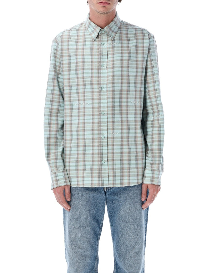 Off-White Marker Check Pastel Tone Shirt
