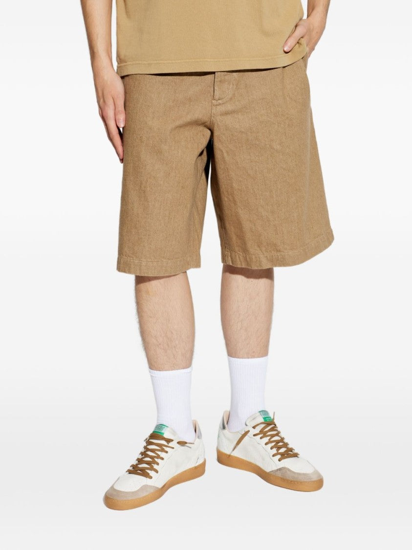 Jacquemus Warm Beige Cotton Shorts