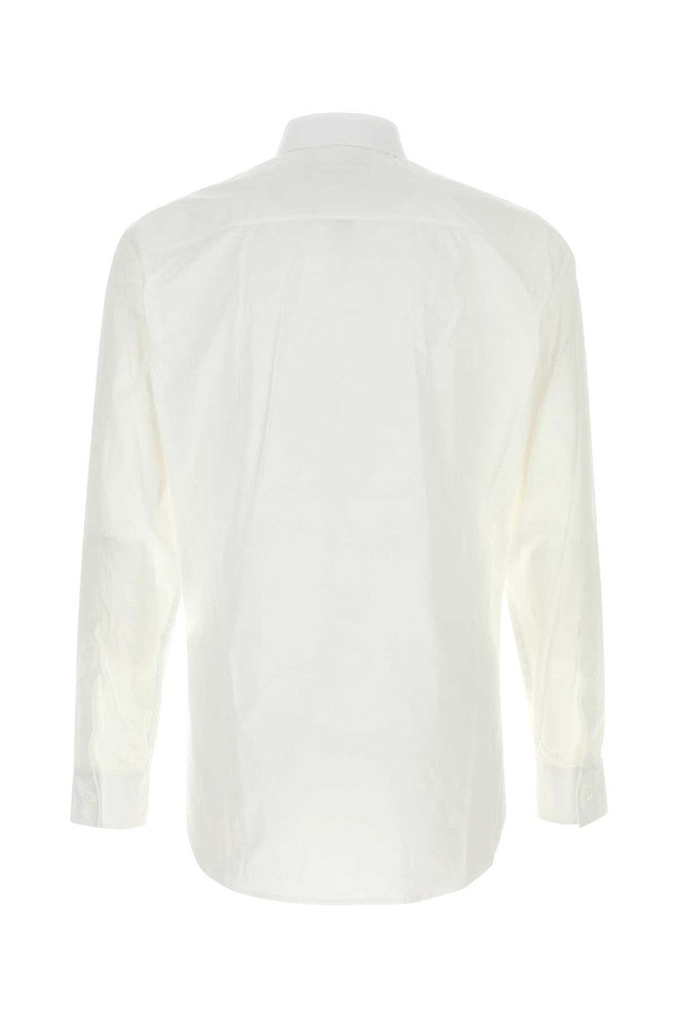Dsquared2 White Stretch Poplin Shirt