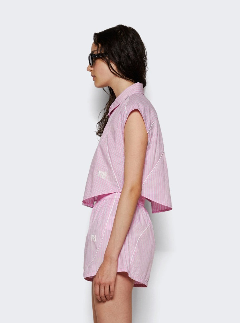 T By Alexander Wang Cropped Button-Up Shirt