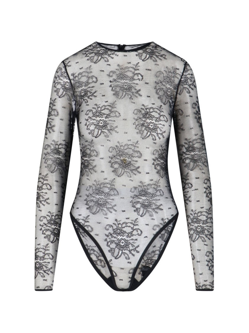 Dolce & Gabbana Lace Bodysuit – Black