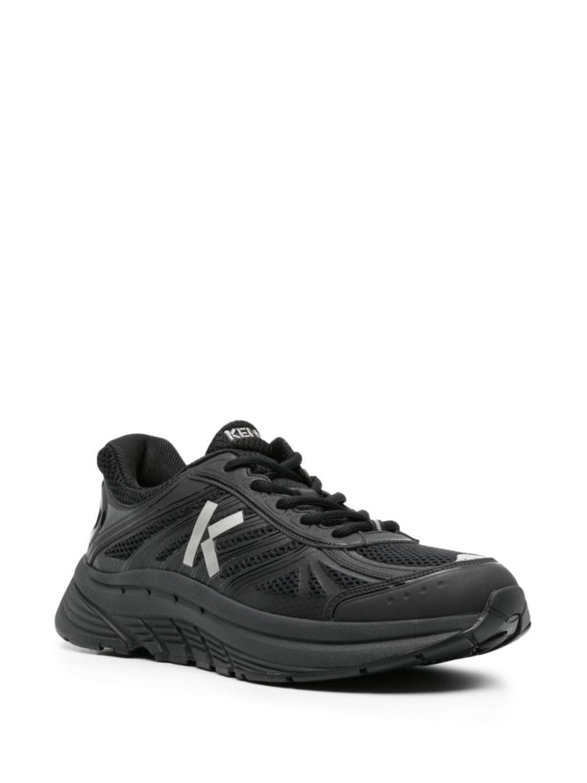 Kenzo Black Mesh Panelled Sneakers