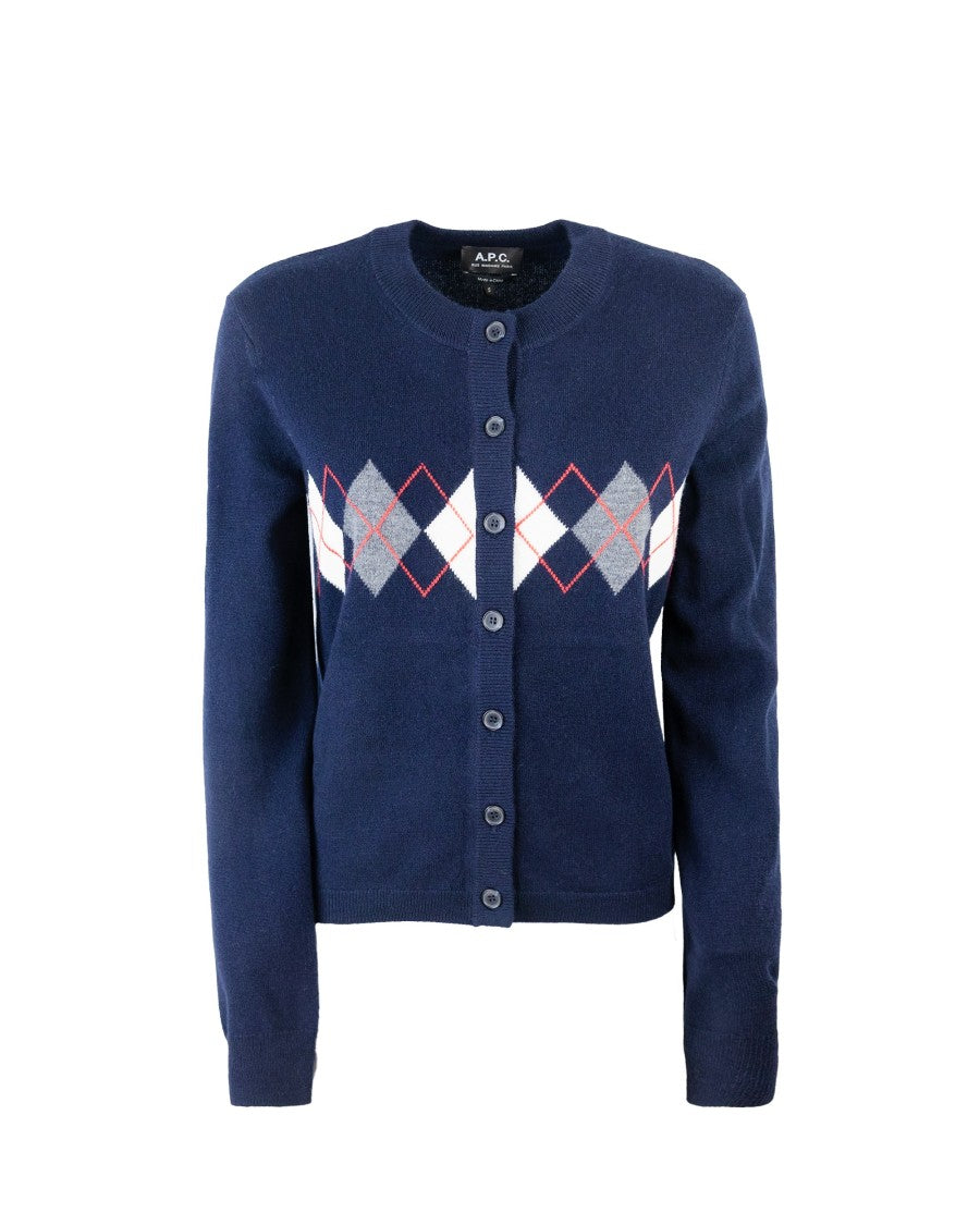 A.P.C. Aria Dark Navy Cardigan