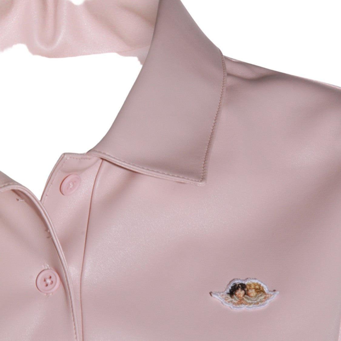 Fiorucci Mini Dress With Polo Collar