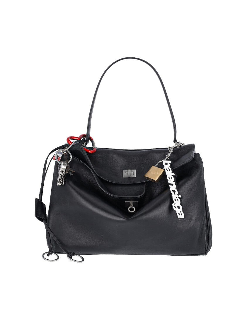 Balenciaga "Rodeo" Medium Charm Bag Black