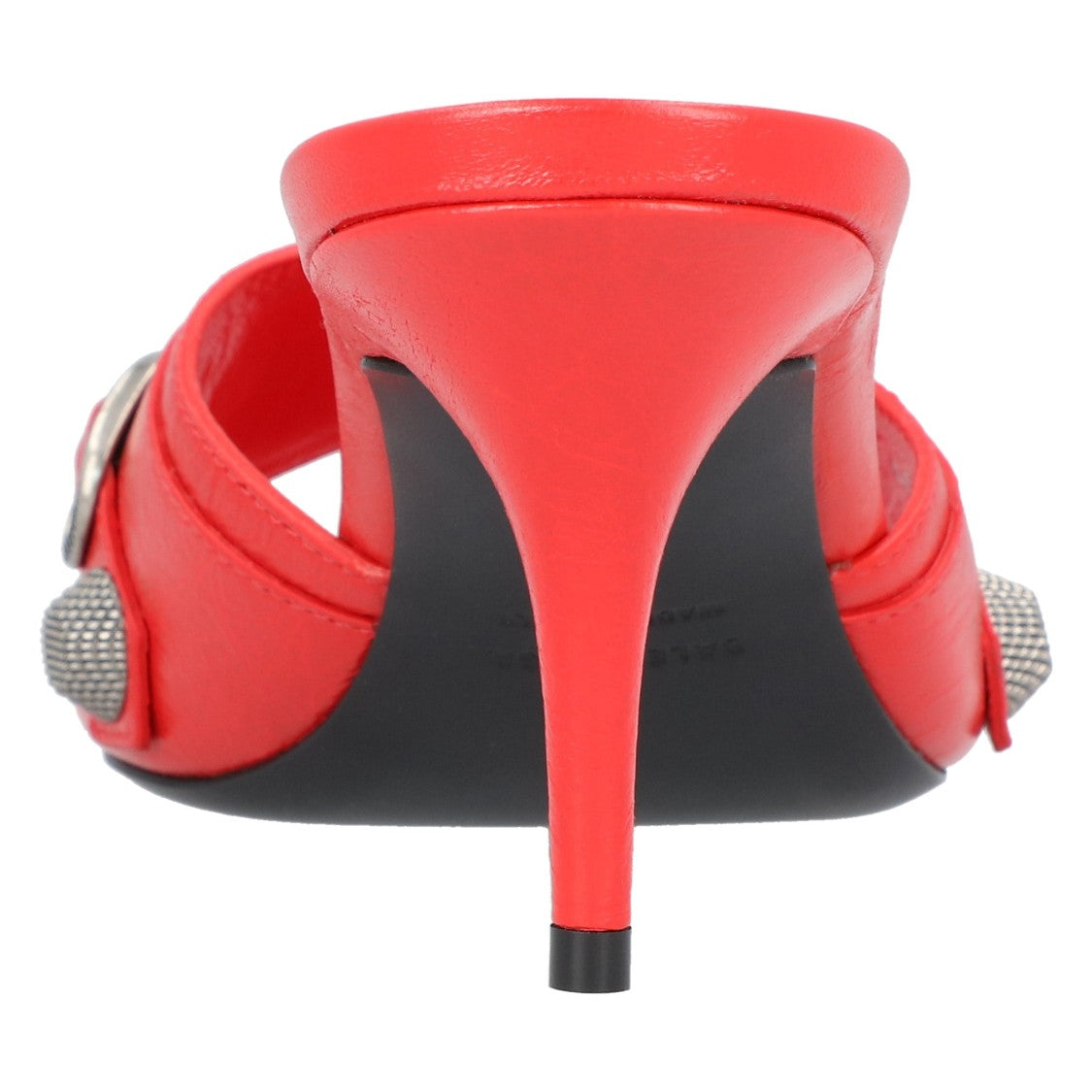 Balenciaga Cagole Mules Red