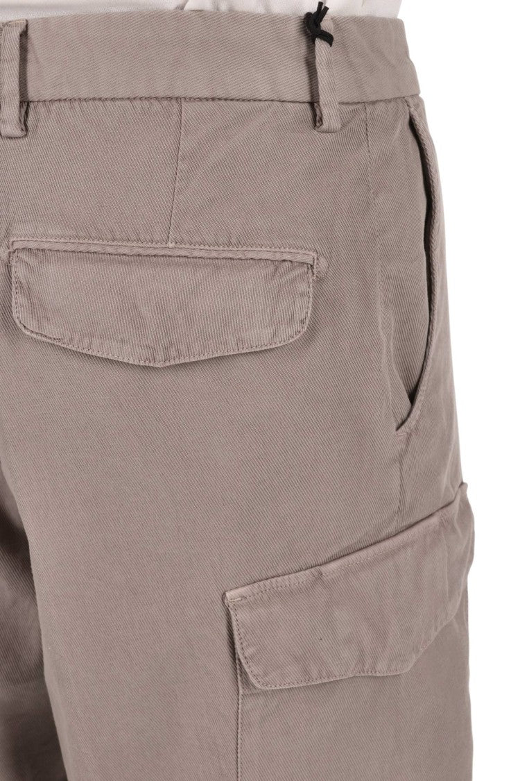Myths Diagonal Cotton Denim Shorts