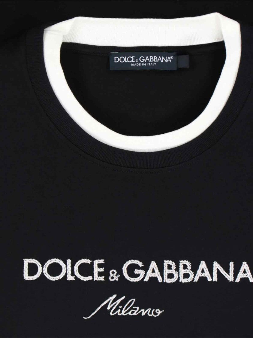 Dolce & Gabbana Layered T-Shirt – Black/White