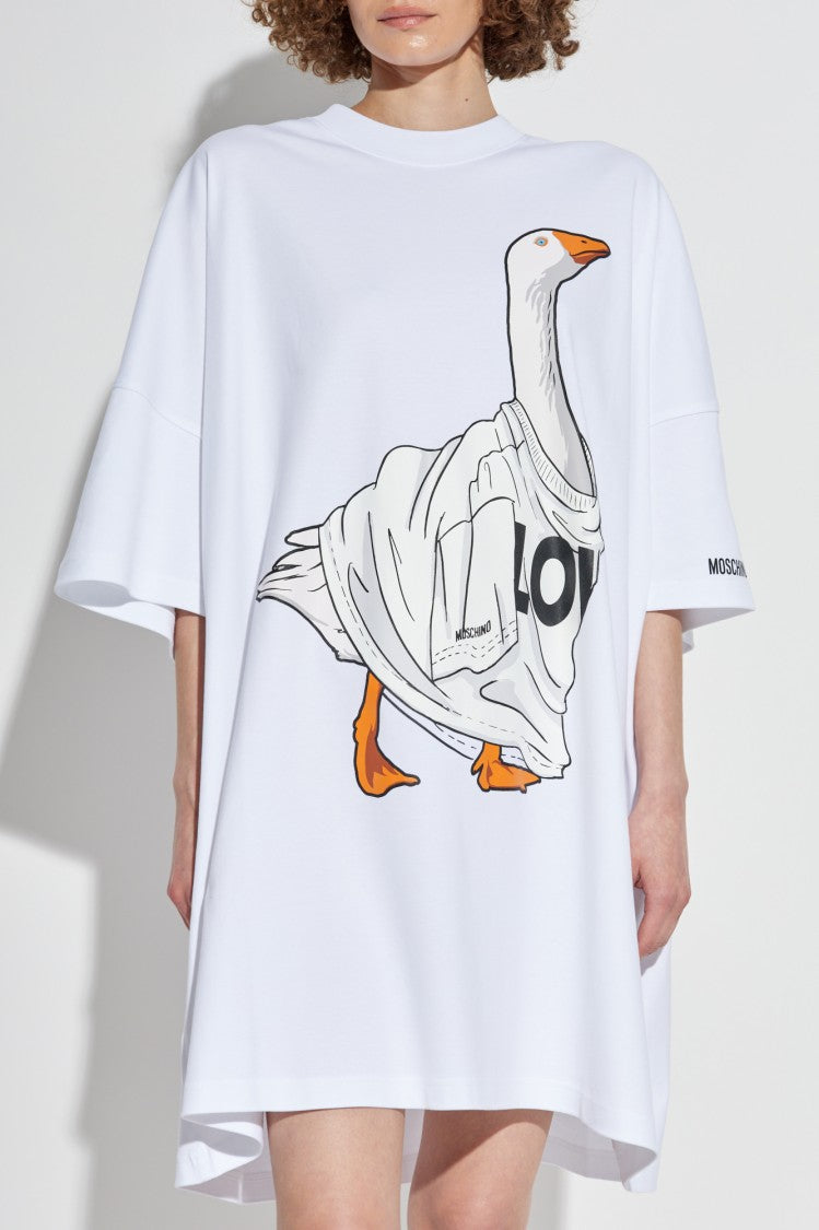 Moschino Playful Graphic Print Dress