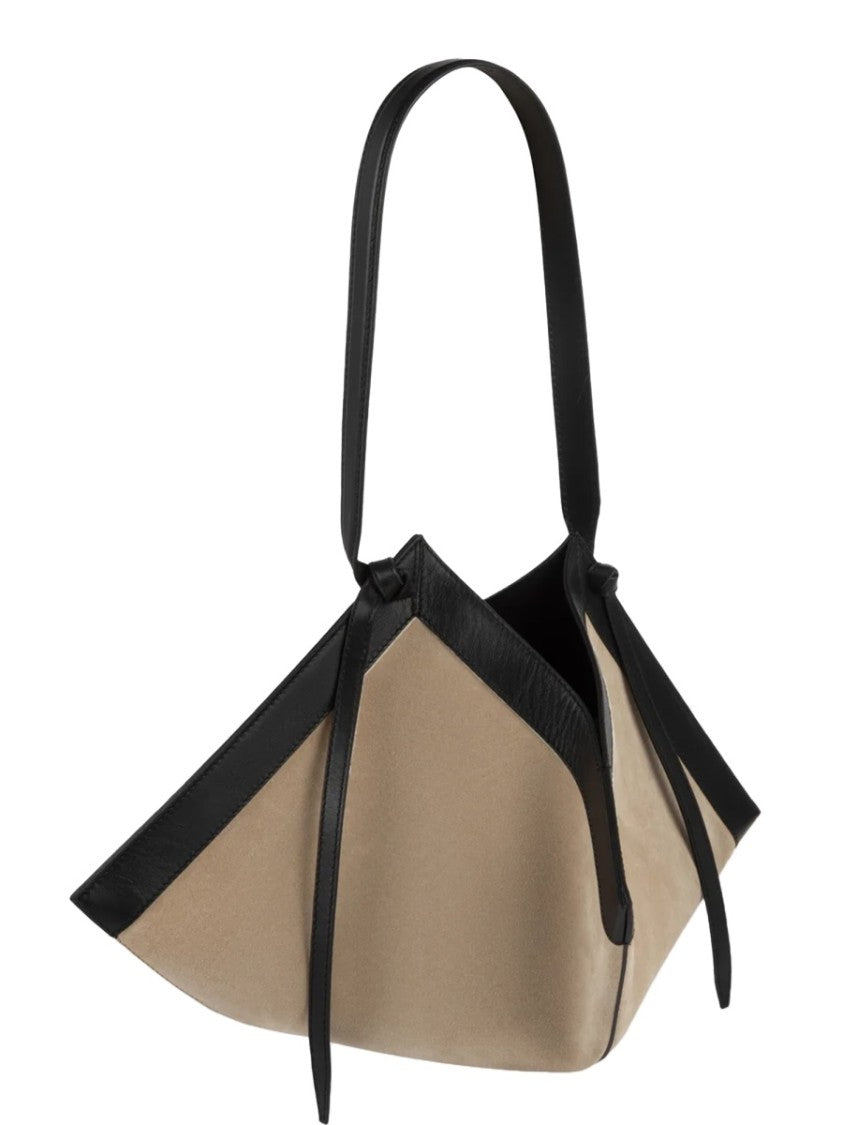 Yuzefi Wonton Diamond Silhouette Leather Bag