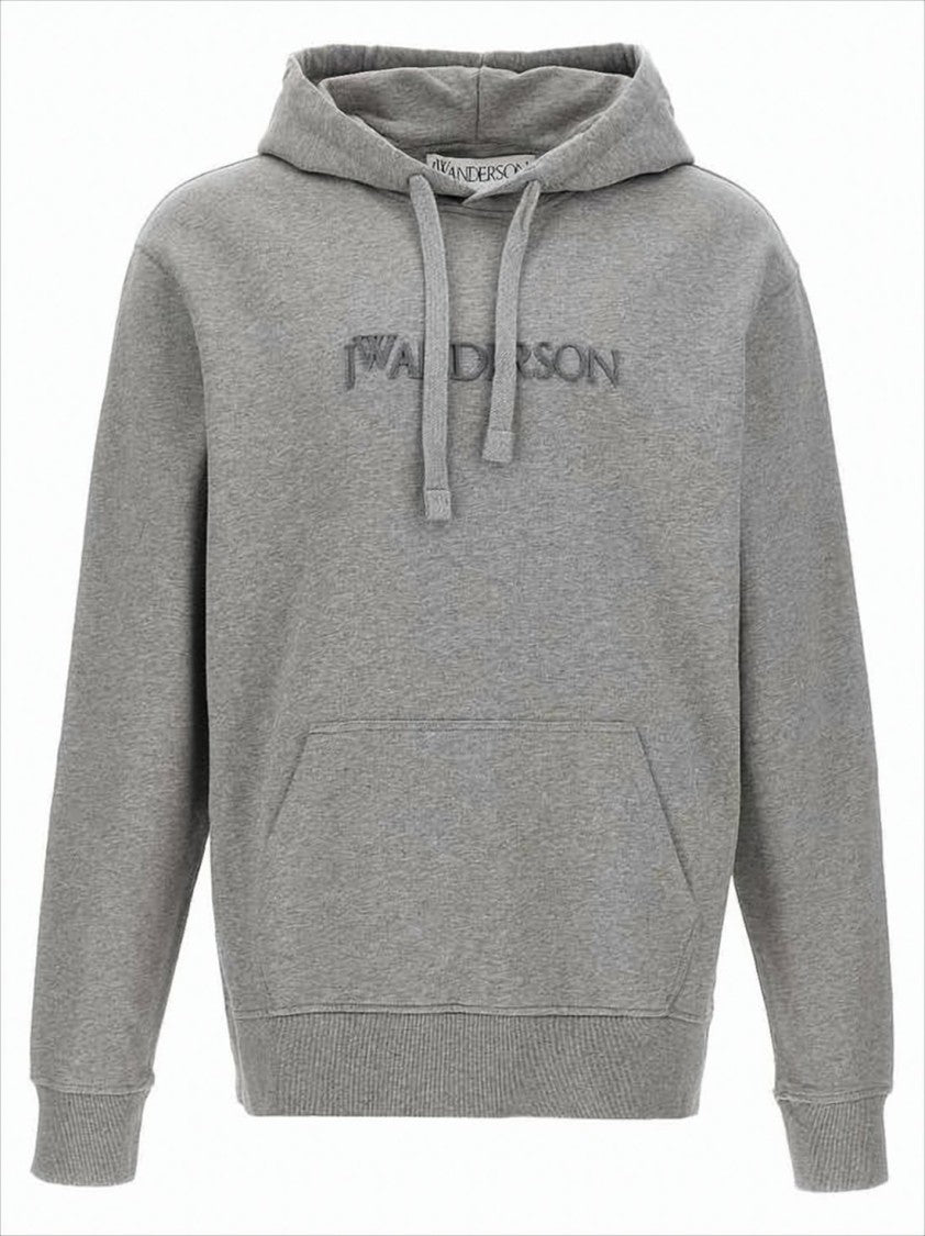 J. W. Anderson Classic Pullover Hoodie With Embroidered Detail