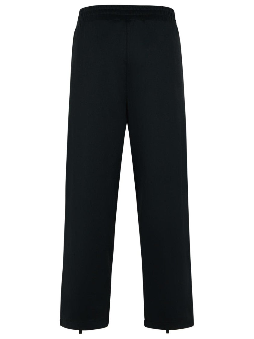 Palm Angels Track' Black Polyester Blend Pants