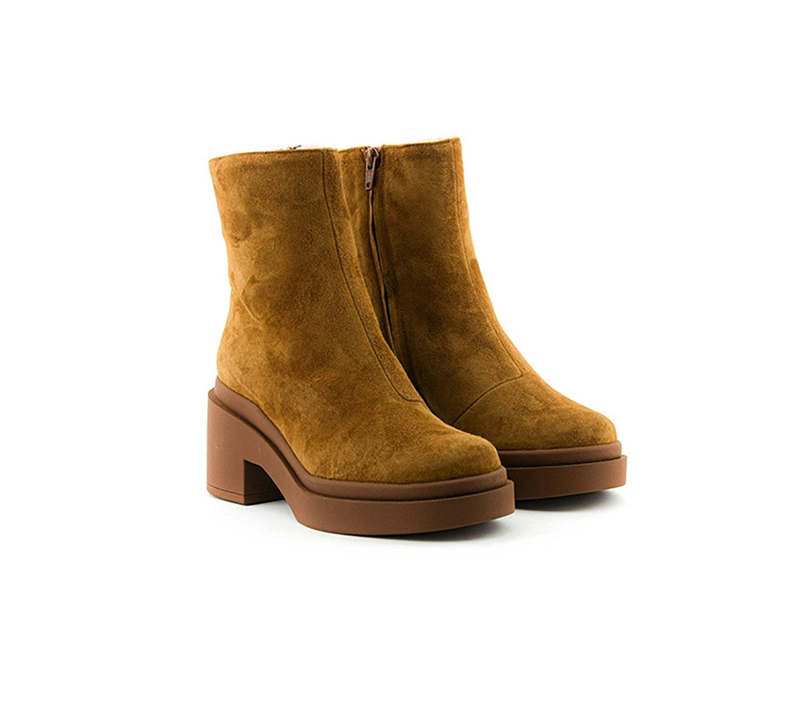 Roberto Festa Warm Brown Suede Ankle Boots