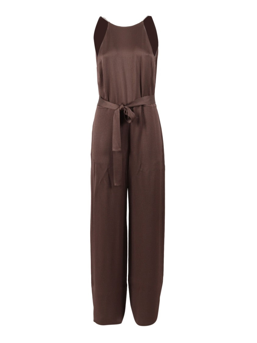 Peserico Sleeveless V Back Midi Dress