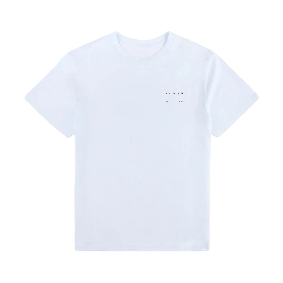 Hogan Versatile White T-Shirt With Calf Leather Accents