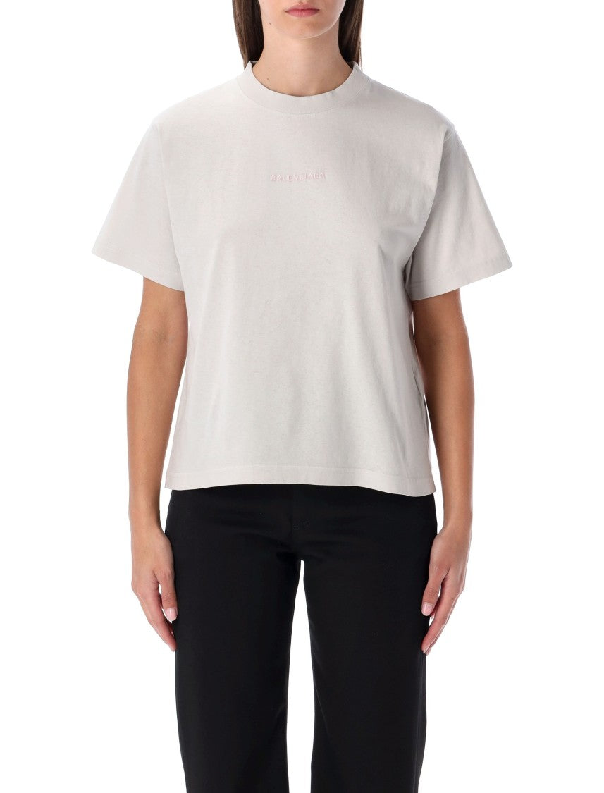 Balenciaga Dirty White Medium Fit T-Shirt