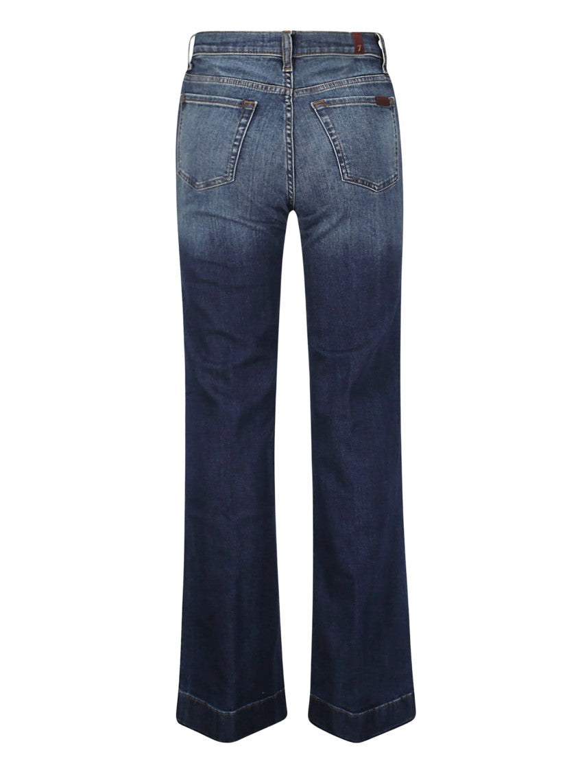 7 For All Mankind Straight-Leg Jeans With Slightly Flared Hem