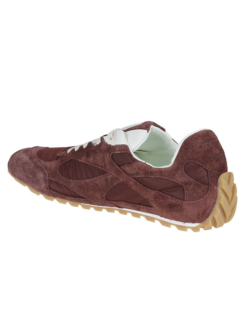 Bottega Veneta Low-Profile Leather Suede Sneakers
