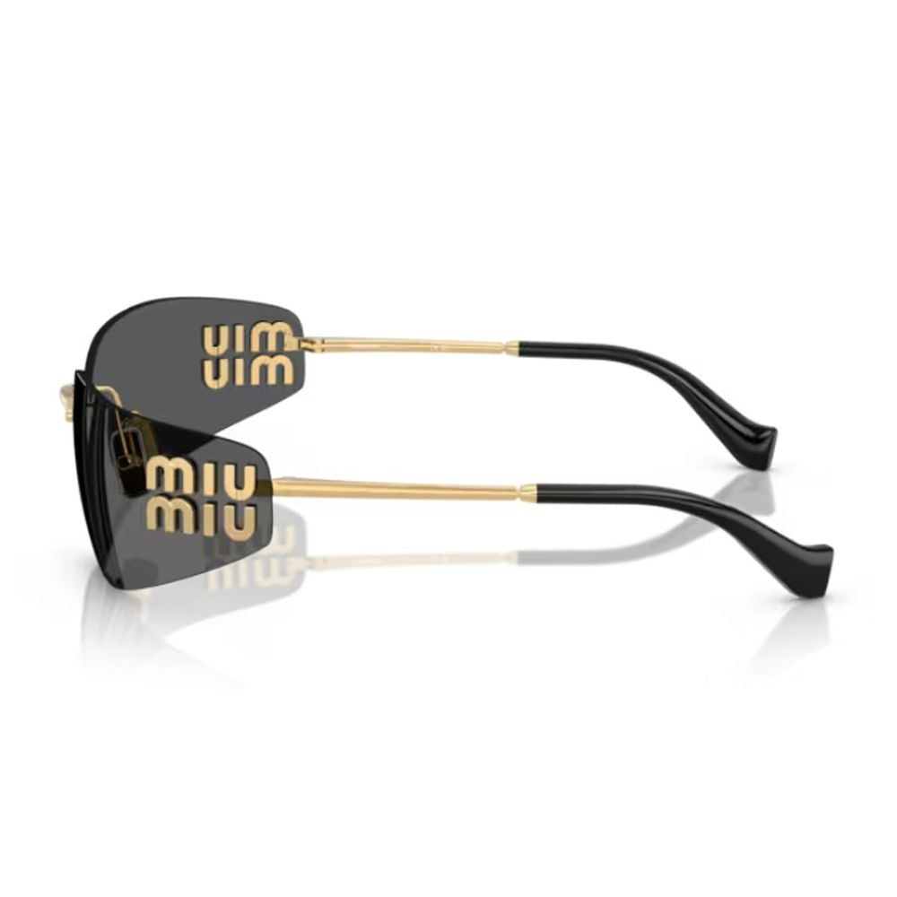 Miu Miu 0Mu A51s Aube Sleek Wraparound Sunglasses