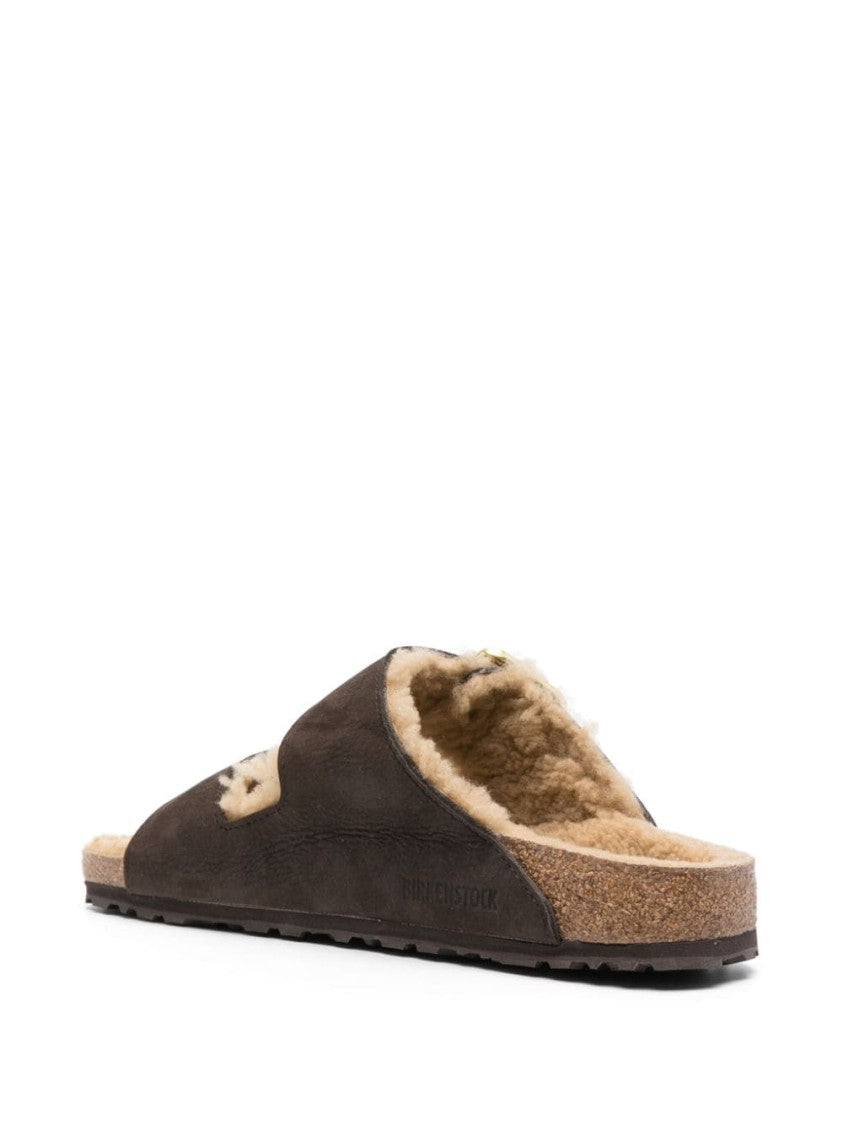 Birkenstock Duble-Strap Sherling Slides