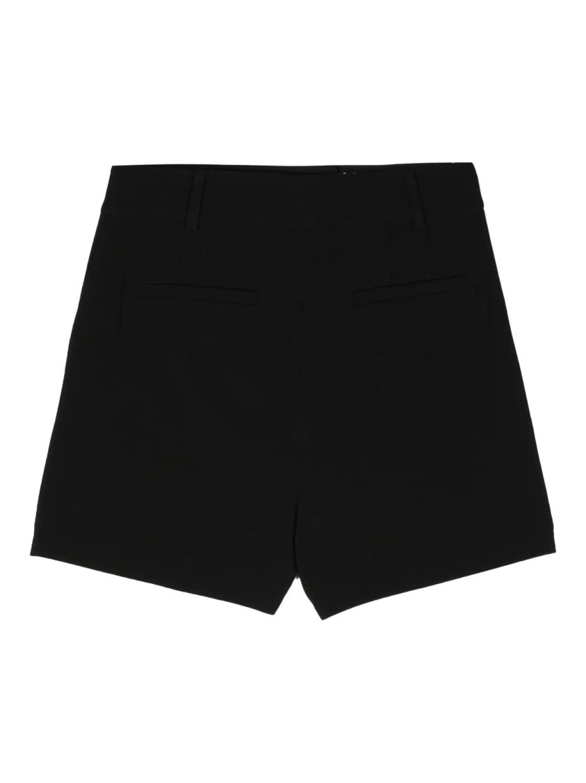 Michael Kors Pleated Tailored Shorts With Structured Waistband And Minimalist Design