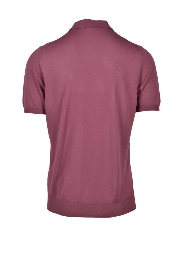 Fama Old Rose Traditional Cotton Polo Shirt