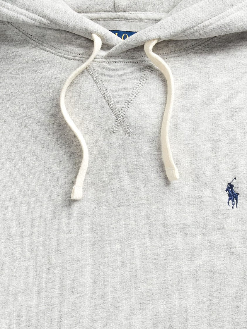 Polo Ralph Lauren Heather Grey Long Sleeve Knit Hoodie