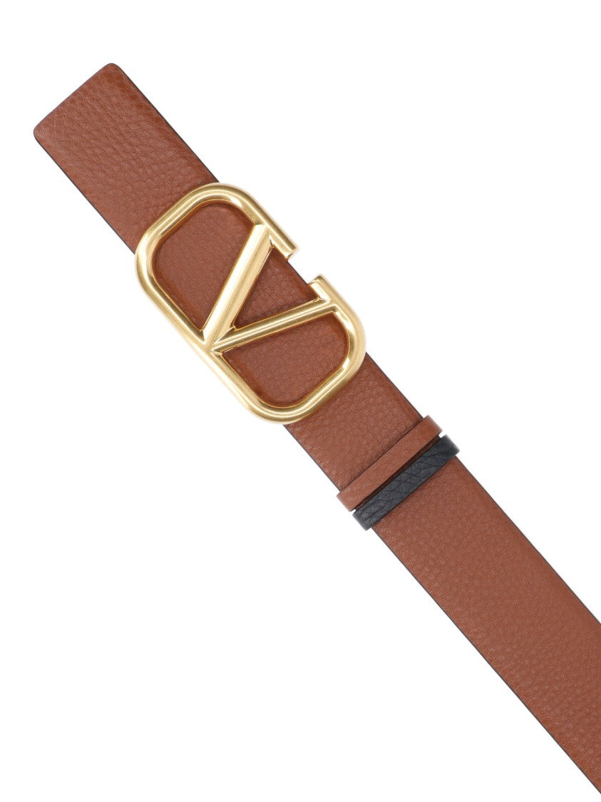 Valentino Garavani Reversible "Vlogo Signature" Belt – Brown/Black