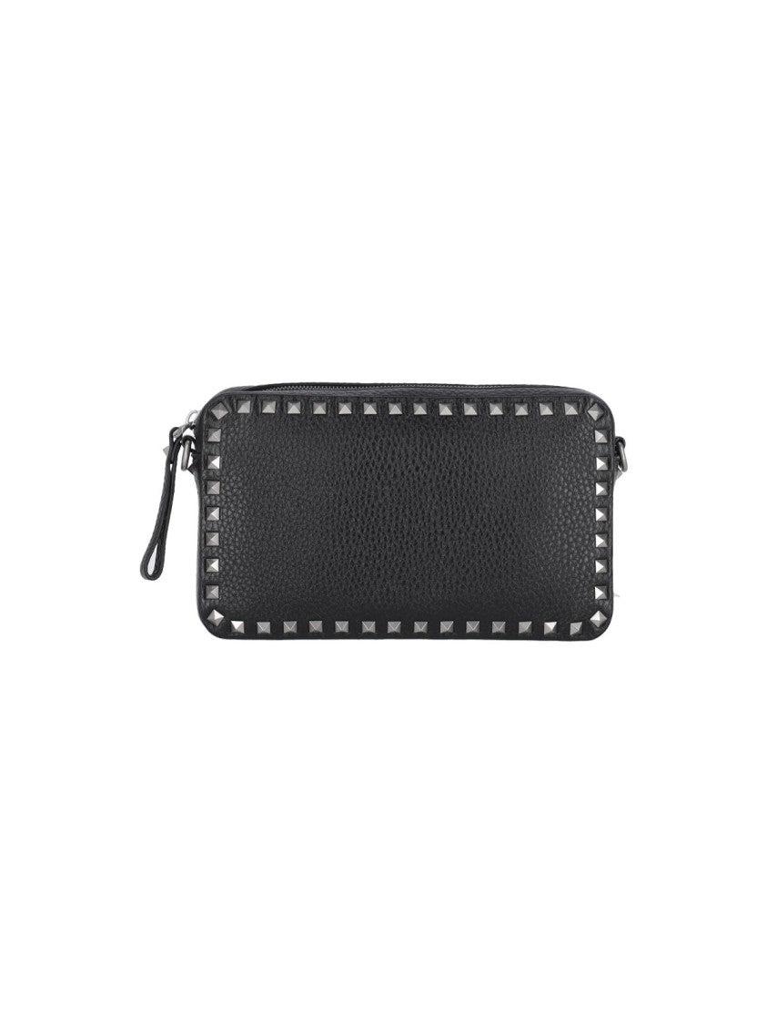 Valentino Garavani "Rockstud" Crossbody Bag – Black