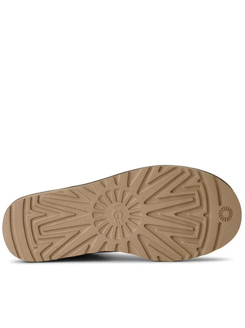 Ugg Brown Classic Mini Ii Suede Ballerinas