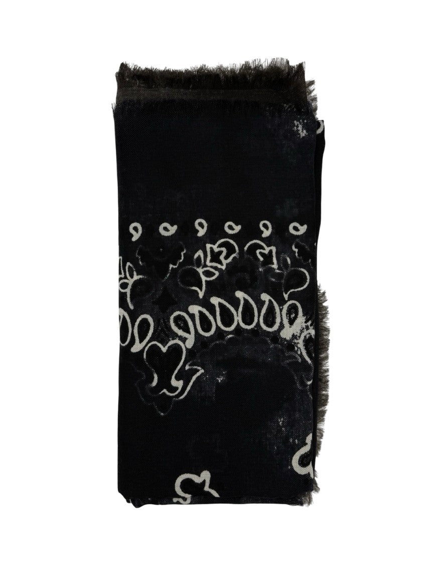 Destin Large Square Scarf With Bandana-Inspired Pattern